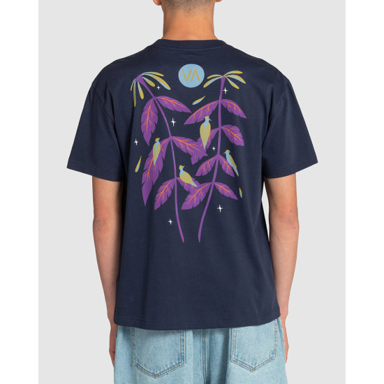 RVCA Ανδρική κοντομάνικη μπλούζα Blue Moon - Organic T-Shirt For Men